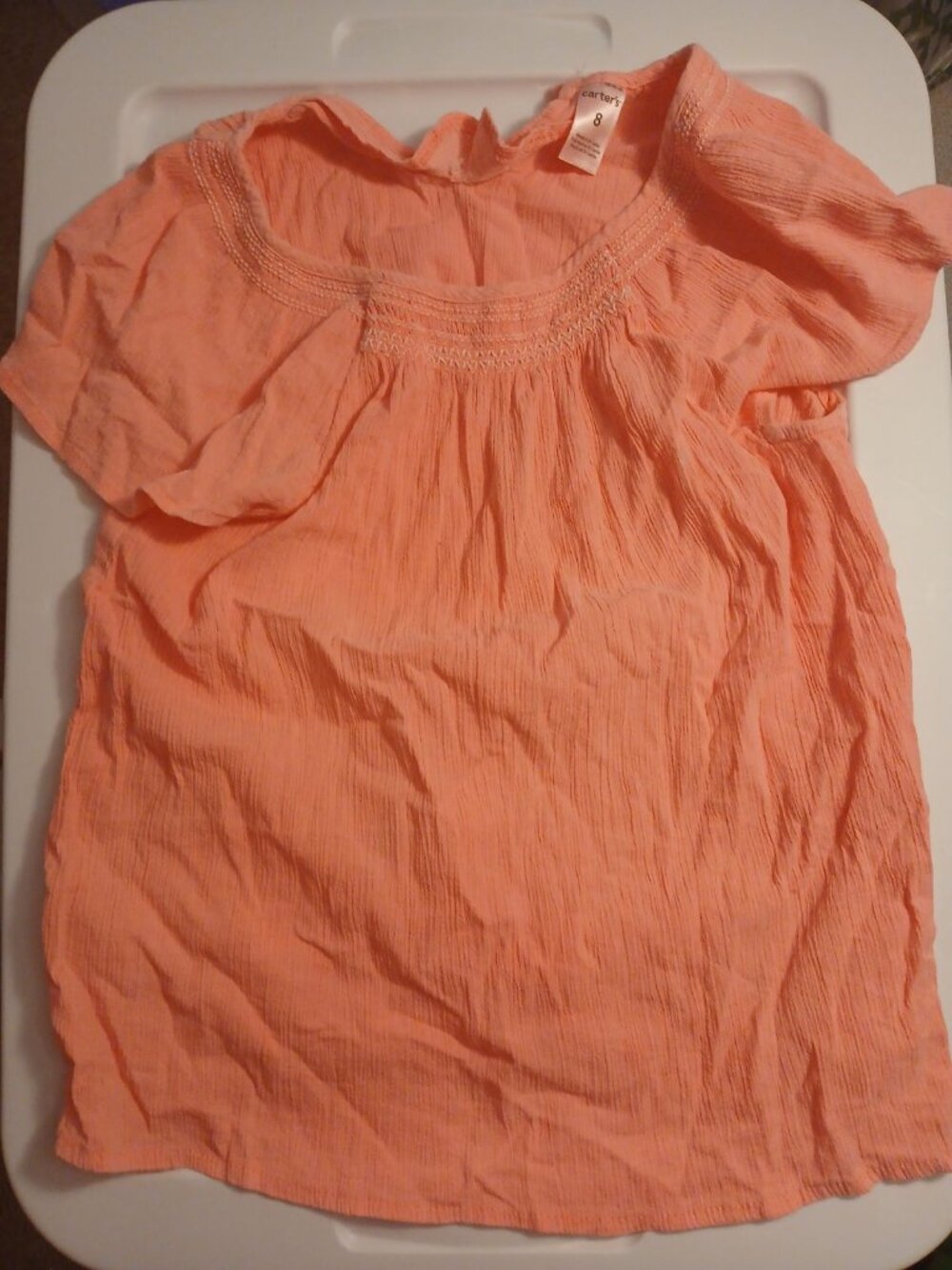 Carter's Girls 8 Pink/orange Shirt